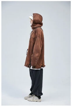 A SQUARE ROOT "Scavenger" Half Zip Jacket(A Square Root Scavengerhalf Zip Jacket) -Youth Urban Wear ASRSHZJ08