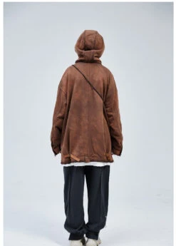 A SQUARE ROOT "Scavenger" Half Zip Jacket(A Square Root Scavengerhalf Zip Jacket) -Youth Urban Wear ASRSHZJ09