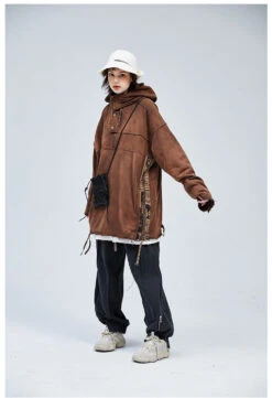 A SQUARE ROOT "Scavenger" Half Zip Jacket(A Square Root Scavengerhalf Zip Jacket) -Youth Urban Wear ASRSHZJ12