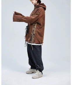 A SQUARE ROOT "Scavenger" Half Zip Jacket(A Square Root Scavengerhalf Zip Jacket) -Youth Urban Wear ASRSHZJ14