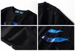 A SQUARE ROOT "Sliced" Layered Tee(A Square Root Slicedlayered Tee) -Youth Urban Wear ASRSLT06