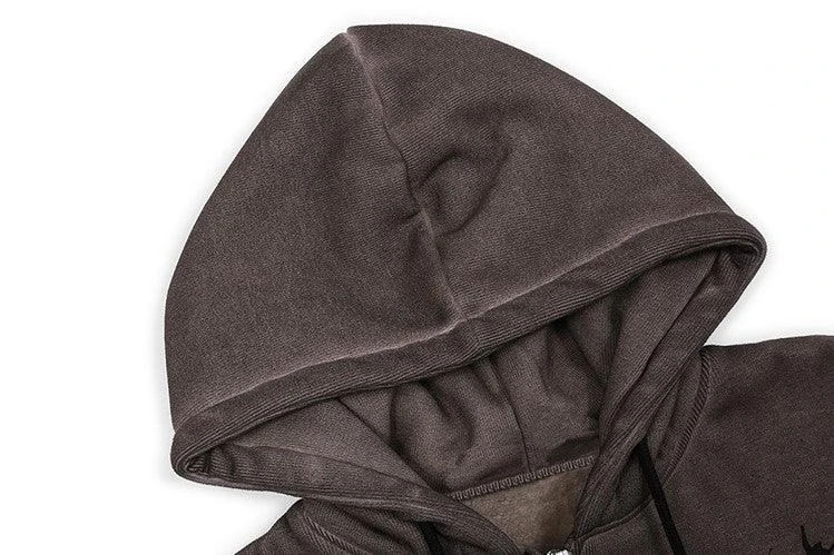 Angel Embroidered Zip-Up Jacket(Angel Zip Up Jacket) 8 Angel Embroidered Zip-Up Jacket(Angel Zip Up Jacket) - Image 6