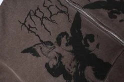 Angel Embroidered Zip-Up Jacket(Angel Zip Up Jacket) 21 Angel Embroidered Zip-Up Jacket(Angel Zip Up Jacket) -Youth Urban Wear AngelHoodie7