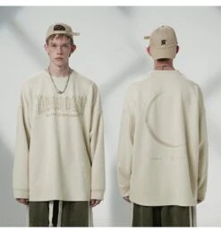 BJHG 3M Reflective Crescent Moon Sweatshirt(Bjhg 3m Reflective Crescent Moon Long Sleeve) -Youth Urban Wear BJHG3MReflectiveCrescentMoonLongSleeve 11