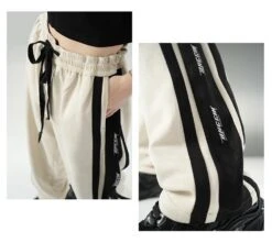 BJHG Velour Wideleg Lounge Pants(Bjhg Velour Wideleg Lounge Pants) -Youth Urban Wear BJHGStripedLogoOversizedSweatpants 18