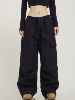 CTB Monochrome Baggy Cargo Pants(Ctb Monochrome Baggy Cargo Pants) -Youth Urban Wear CTBMonochromeBaggyCargoPants 4