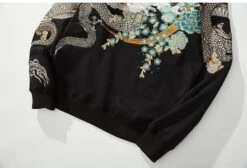 Embroidered Dragon Hoodie(Embroidered Dragon Hoodie) -Youth Urban Wear EmbroideredDragonHoodie 12