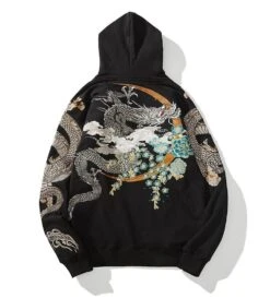Embroidered Dragon Hoodie(Embroidered Dragon Hoodie)