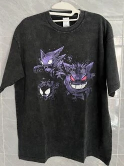 Vintage Washed "Ghosts" Oversized Tee(Vintage Washed Ghosts Oversized Tee) -Youth Urban Wear GhostsTee 1