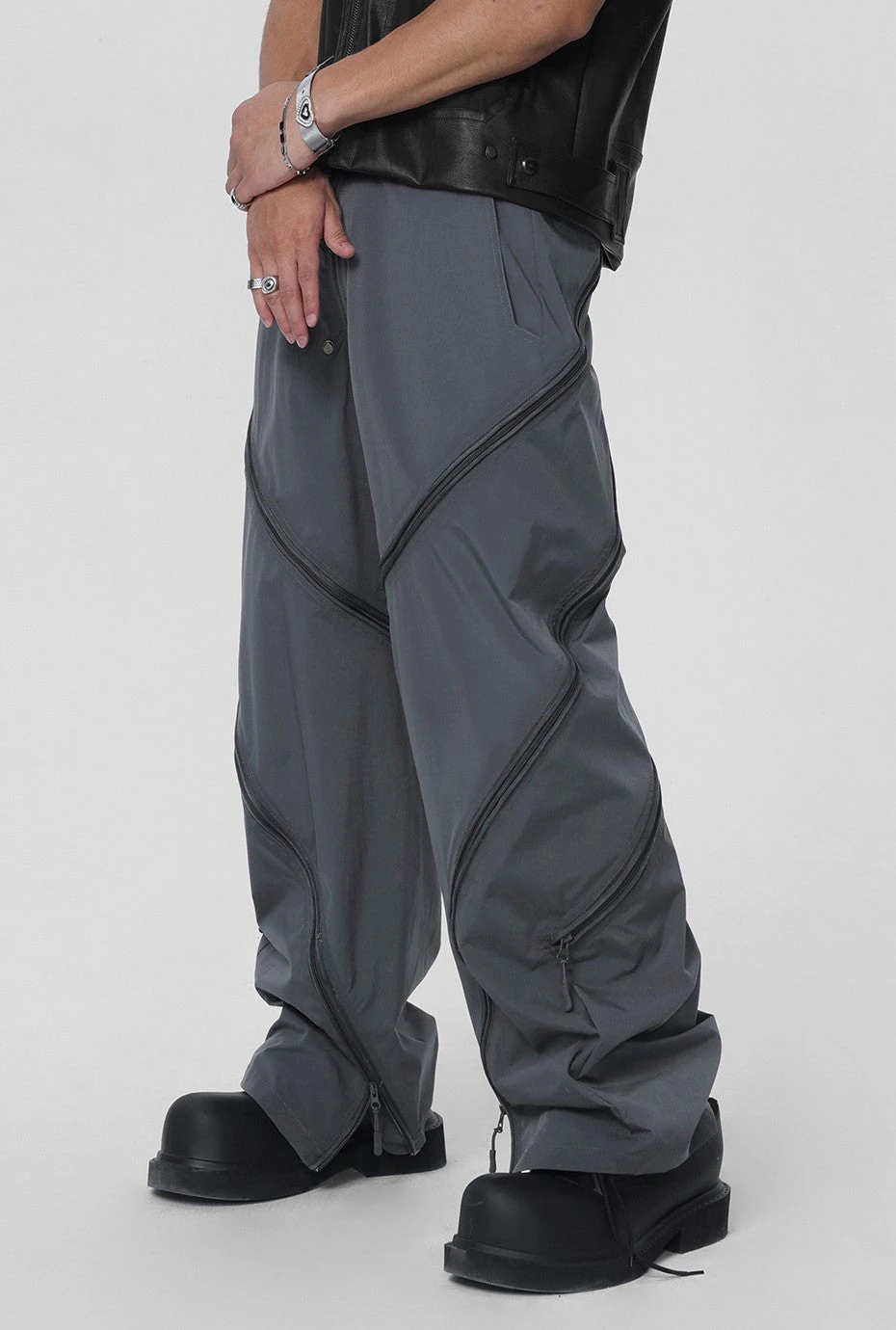 JHYQ Vertical Zip Cargo Pants(Jhyq Vertical Zip Cargo Pants) 6 JHYQ Vertical Zip Cargo Pants(Jhyq Vertical Zip Cargo Pants) - Image 4