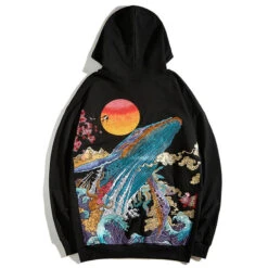 Embroidered Ocean Hoodie(Embroidered Ocean Hoodie) -Youth Urban Wear H147ec15e96a548659b2cd3c0e881043fK