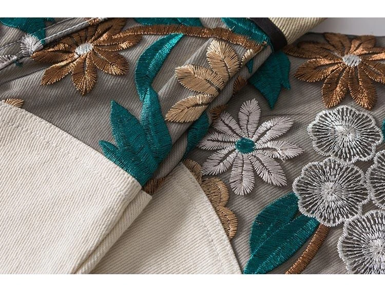 Embroidered Floral Patchwork Jacket(Embroidered Floral Patchwork Jacket) 17 Embroidered Floral Patchwork Jacket(Embroidered Floral Patchwork Jacket) - Image 15