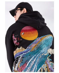 Embroidered Ocean Hoodie(Embroidered Ocean Hoodie) -Youth Urban Wear H37c984c406d14a168ba12dca5c5aa6f87