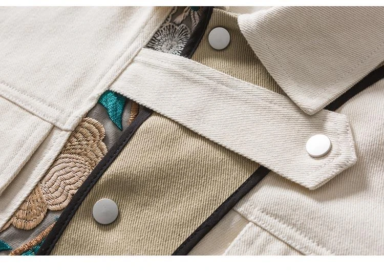 Embroidered Floral Patchwork Jacket(Embroidered Floral Patchwork Jacket) 9 Embroidered Floral Patchwork Jacket(Embroidered Floral Patchwork Jacket) - Image 7