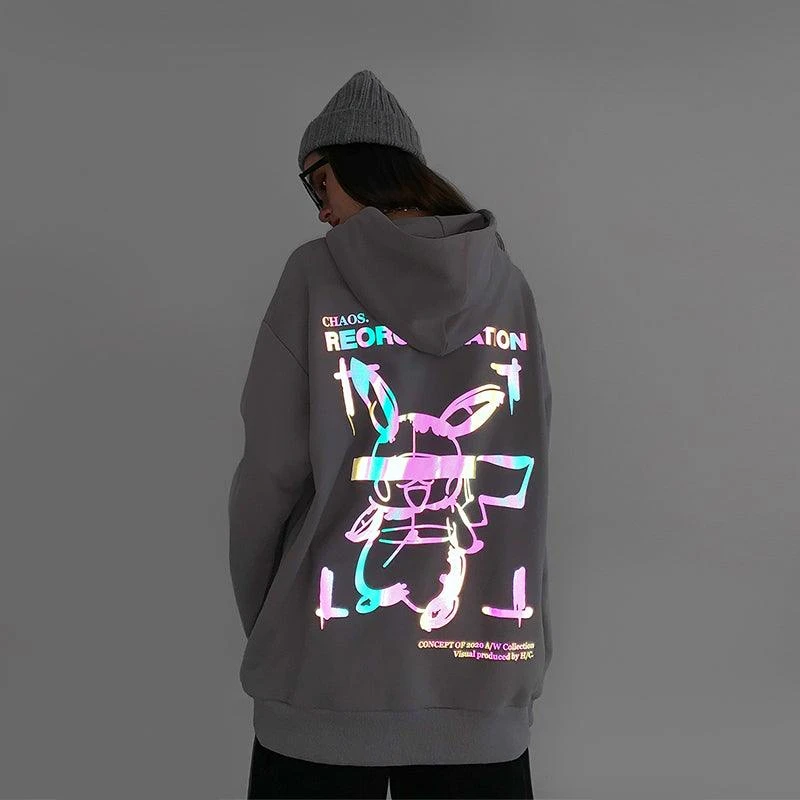 HARSH And CRUEL Blinded Monster 3M Reflective Hoodie(Harsh And Cruel Blinded Monster 3m Reflective Hoodie) 9 HARSH And CRUEL Blinded Monster 3M Reflective Hoodie(Harsh And Cruel Blinded Monster 3m Reflective Hoodie) - Image 7