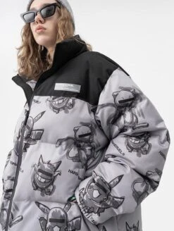 HARSH And CRUEL Blinded Monsters Puffer Jacket(Harsh And Cruel Blinded Monsters Puffer Jacket) -Youth Urban Wear HARSHandCRUELBlindedMonstersPufferJacket47