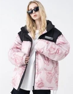 HARSH And CRUEL Blinded Monsters Puffer Jacket(Harsh And Cruel Blinded Monsters Puffer Jacket) -Youth Urban Wear HARSHandCRUELBlindedMonstersPufferJacket48