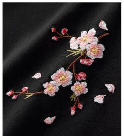 Sakura Flowers Embroidered Tee(Sakura Flowers Embroidered Tee) -Youth Urban Wear Ha4588e0e08014242a17e3874bfc77617G