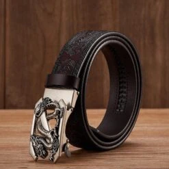 Embossed Z Dragon Pendant Leather Belt(Embossed Z Dragon Pendant Leather Belt) -Youth Urban Wear Ha62cba99d40640099dbffd9c76950e35a