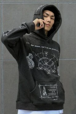 Darkness Hoodie(Darkness Hoodie) -Youth Urban Wear HarajukuStyleAnxietyHoodie7