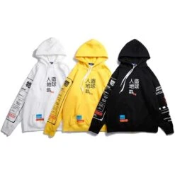 Kanji Graffiti Hoodie(Kanji Graffiti Hoodie) -Youth Urban Wear HarajukuStyleKanjiGraffitiHoodie3