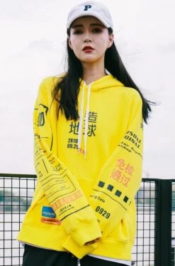 Kanji Graffiti Hoodie(Kanji Graffiti Hoodie) -Youth Urban Wear HarajukuStyleKanjiGraffitiHoodie7