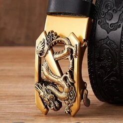 Embossed Z Dragon Pendant Leather Belt(Embossed Z Dragon Pendant Leather Belt) -Youth Urban Wear Hdee51a1c670146a6881b63fa2c50d7a5T