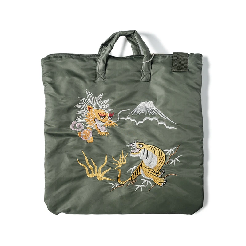 Vintage Style "Yokosuka" Embroidered Nylon Bag(Vintage Style Yokosuka Embroidered Nylon Bag) 13 Vintage Style "Yokosuka" Embroidered Nylon Bag(Vintage Style Yokosuka Embroidered Nylon Bag) - Image 11