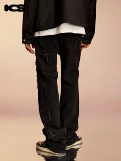 ICONSLAB Textured Spike Denim Jeans(Iconslab Textured Spike Denim Jeans) 30 ICONSLAB Textured Spike Denim Jeans(Iconslab Textured Spike Denim Jeans) -Youth Urban Wear O1CN010QgVKC1fQ37kOCeWi 2209662684000 1