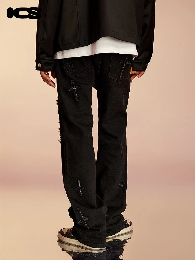 ICONSLAB Textured Spike Denim Jeans(Iconslab Textured Spike Denim Jeans) 15 ICONSLAB Textured Spike Denim Jeans(Iconslab Textured Spike Denim Jeans) - Image 13