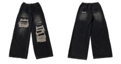 WLNEXT Patched Distressed Jeans(Wlnext Patched Hole Jeans) -Youth Urban Wear O1CN010VJFiu1r3Osb5X3Ge 1124265575