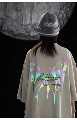 BJHG 3M Reflective Butterfly Tee(Bjhg 3m Reflective Butterfly Tee)