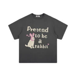 EMPTY REFERENCE "Pretend To Be A Rabbit" Tee(Empty Reference Pretend To Be A Rabbit Tee) -Youth Urban Wear O1CN011VKTES1h8lIZkxypu 668204233