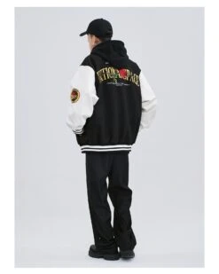 PCLP "Roses & Thorns" Varsity Jacket(Pclp Roses Thorns Varsity Jacket)