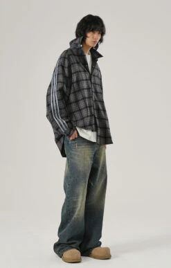 JHYQ Retro Striped Flannel(Jhyq Retro Striped Flannel) 16 JHYQ Retro Striped Flannel(Jhyq Retro Striped Flannel) -Youth Urban Wear O1CN012Wajx325Ads9rPP5F 2213986157486