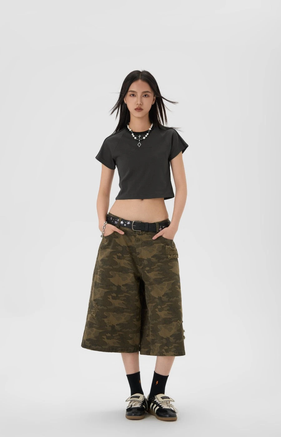 JHYQ Camo Capri Cut Shorts(Jhyq Camo Capri Cut Shorts 1) 10 JHYQ Camo Capri Cut Shorts(Jhyq Camo Capri Cut Shorts 1) - Image 8