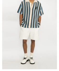 EMPTY REFERENCE Striped Crochet Collar Shirt(Empty Reference Striped Crochet Collar Shirt) -Youth Urban Wear O1CN012Z7kcI1h8lNAhLRPm 668204233