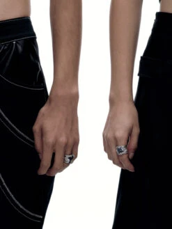 ILLuSoRy Denim Inlay Ring(Illusory Denim Panel Ring) -Youth Urban Wear O1CN012awO3c22y9n3XgTPx 2213715947188