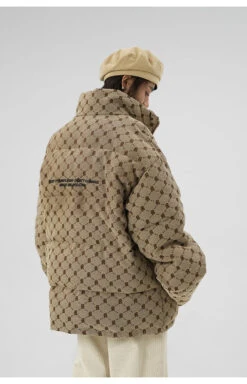 BJHG Monogram Print Puffer Jacket(Bjhg Monogram Print Puffer Jacket) -Youth Urban Wear O1CN013G9pml23Oig2Riz3E 2207073767246