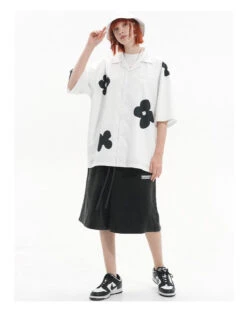 HARSH And CRUEL Solitary Flower Button-Up(Harsh And Cruel Solitary Flower Button Up) -Youth Urban Wear O1CN013HjGl72ITV0hxwrq6 2139609287