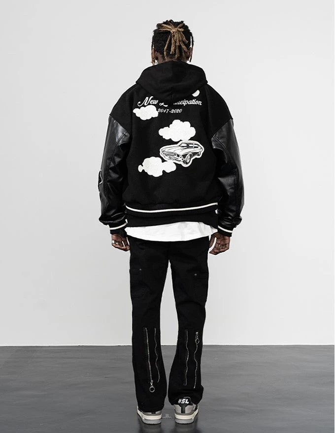 HARSH And CRUEL "Clouded" Varsity Jacket(Harsh And Cruel Clouded Varsity Jacket) 9 HARSH And CRUEL "Clouded" Varsity Jacket(Harsh And Cruel Clouded Varsity Jacket) - Image 7
