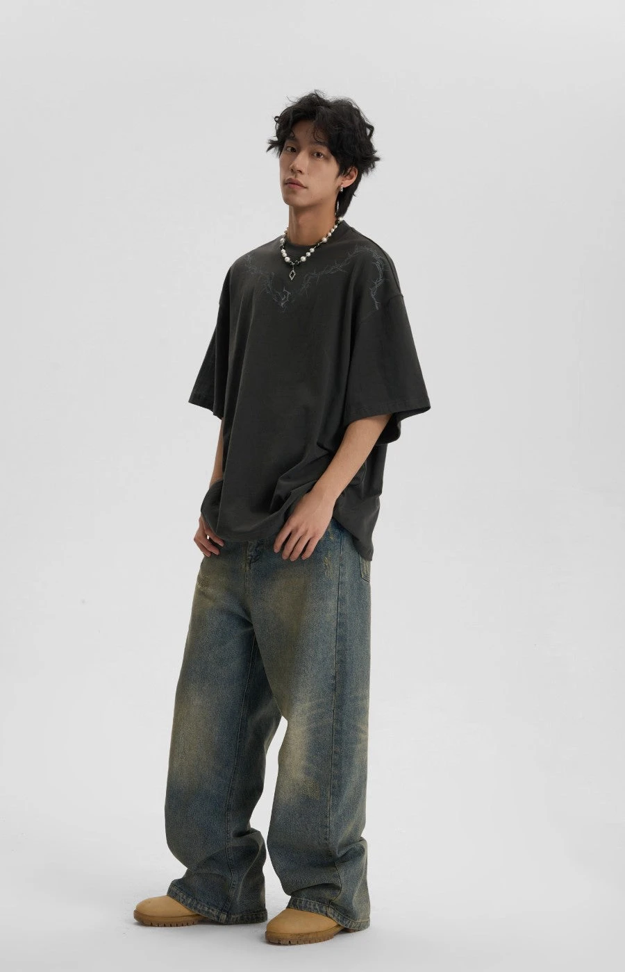 JHYQ Thorn Collar Tee(Jhyq Thorn Collar Tee) 6 JHYQ Thorn Collar Tee(Jhyq Thorn Collar Tee) - Image 4