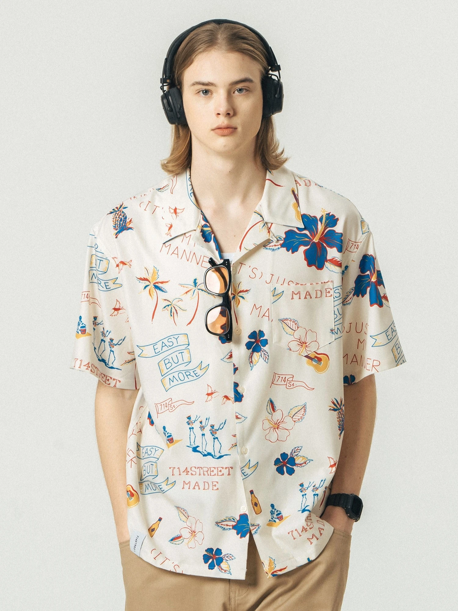 714street "Luau" Button-Up Shirt(714street Luau Button Up Shirt) 4 714street "Luau" Button-Up Shirt(714street Luau Button Up Shirt) - Image 2