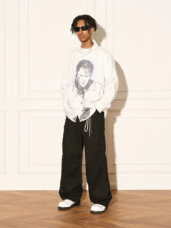 REVERSE IRONY Portrait Button Long Sleeve(Reverse Irony Portrait Button Long Sleeve)