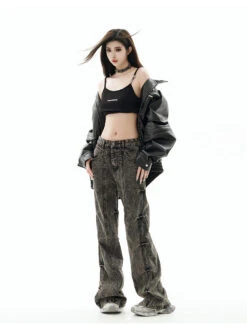 GCINIM Acid Wash Paneled Jeans(Gcinim Acid Wash Paneled Jeans) -Youth Urban Wear O1CN015ErM2V1zI4YxCrZSc 1842446690