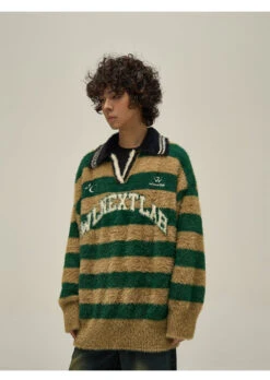 WLNEXT Logo Collared Sweater(Wlnext Logo Collared Sweater) -Youth Urban Wear O1CN015NXNEX1r3Ow7AWyVB 1124265575