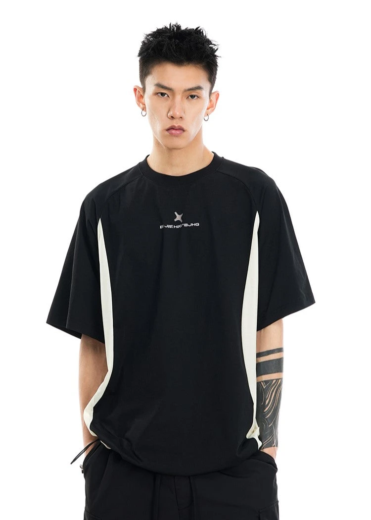 BJHG Curve Contrast Tee(Bjhg Curve Contrast Tee) 3 BJHG Curve Contrast Tee(Bjhg Curve Contrast Tee)