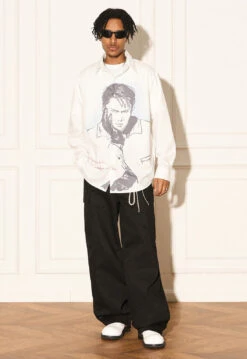 REVERSE IRONY Portrait Button Long Sleeve(Reverse Irony Portrait Button Long Sleeve) -Youth Urban Wear O1CN016Qgyo91h8lSKAgs3j 668204233