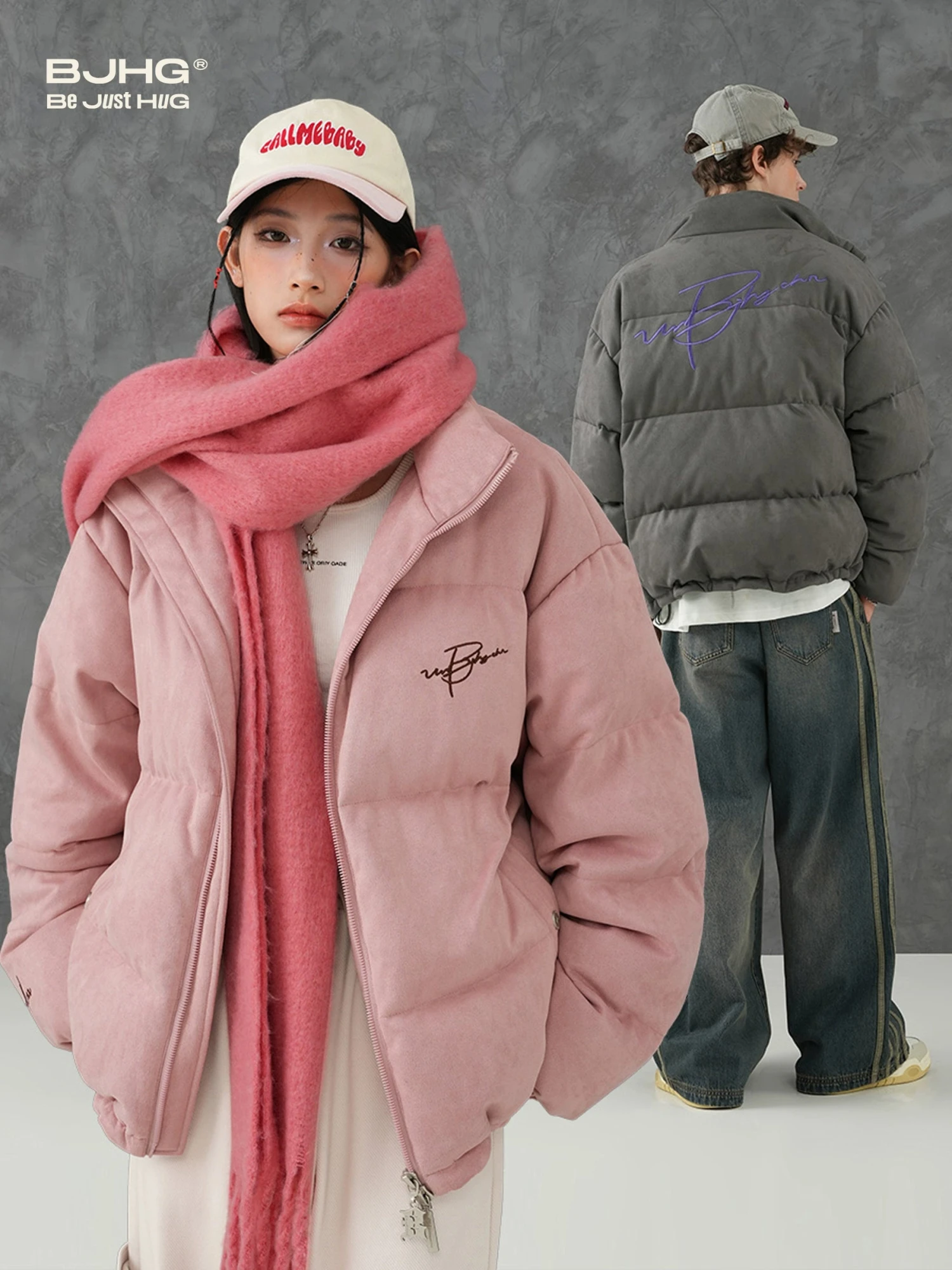 BJHG Suede Puffer Jacket(Bjhg Suede Puffer Jacket) 3 BJHG Suede Puffer Jacket(Bjhg Suede Puffer Jacket)