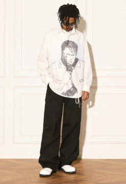 REVERSE IRONY Portrait Button Long Sleeve(Reverse Irony Portrait Button Long Sleeve) -Youth Urban Wear O1CN016mAYbB1h8lSG10bNC 668204233